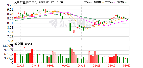 盈通配资 大中矿业：第六届董事会第十三次会议决议公告